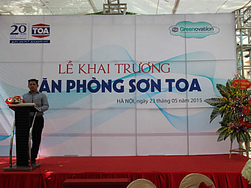 Công Ty TNHH Sơn TOA Việt Nam Chính Thức Khai Trương Chi Nhánh Tại Hà Nội