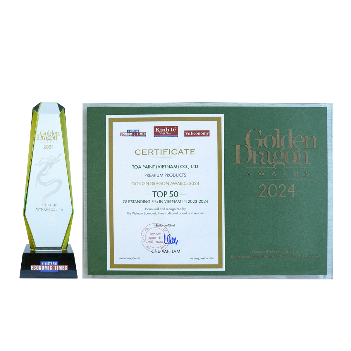 PREMIUM PRODUCTS - GOLDEN DRAGON AWARDS 2024