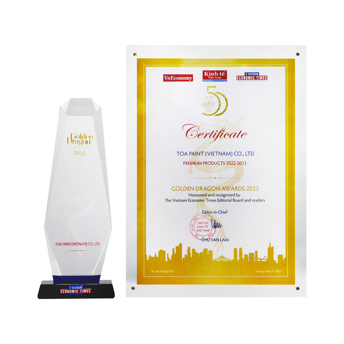 PREMIUM PRODUCTS - GOLDEN DRAGON AWARDS 2023