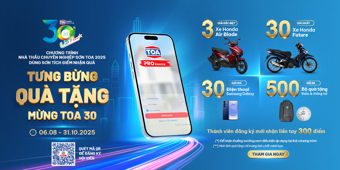 Thể lệ chương trình khuyến mại: Tưng Bừng Quà Tặng,<br>Mừng TOA 30