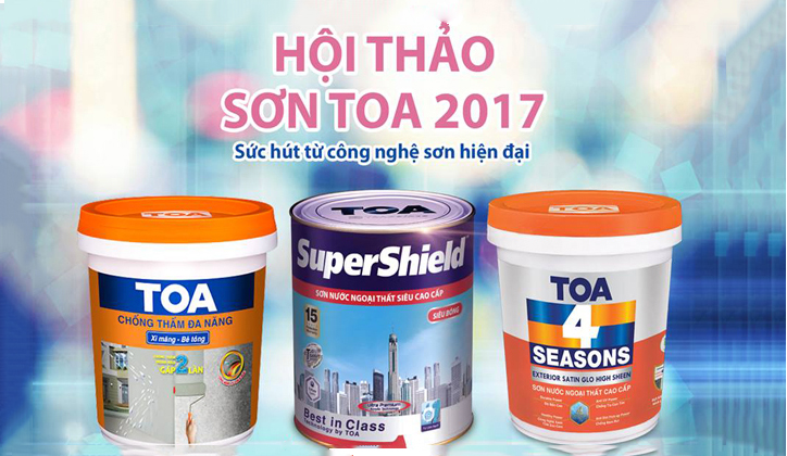 TOA Paint WORKSHOP 2017: EXPLORE THE NEW TECHNOLOGY IN PAINT